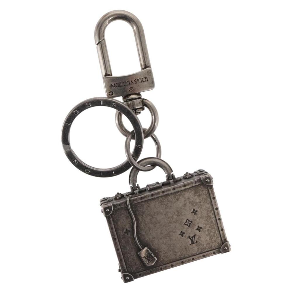 LOUIS VUITTON The President Charm metal Silver M67366 LV Auth 158668SM